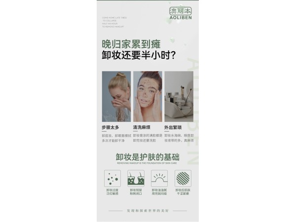 澳麗本卸妝濕巾